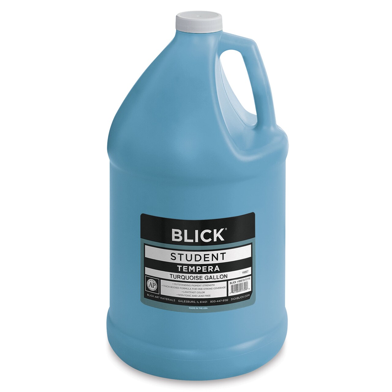 Blick Original Formula Student Tempera Paint - Turquoise, 128 oz